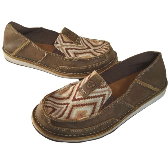 Ariat Cruiser Aztec Print Loafer Slip On Shoes - Picture 1 of 8